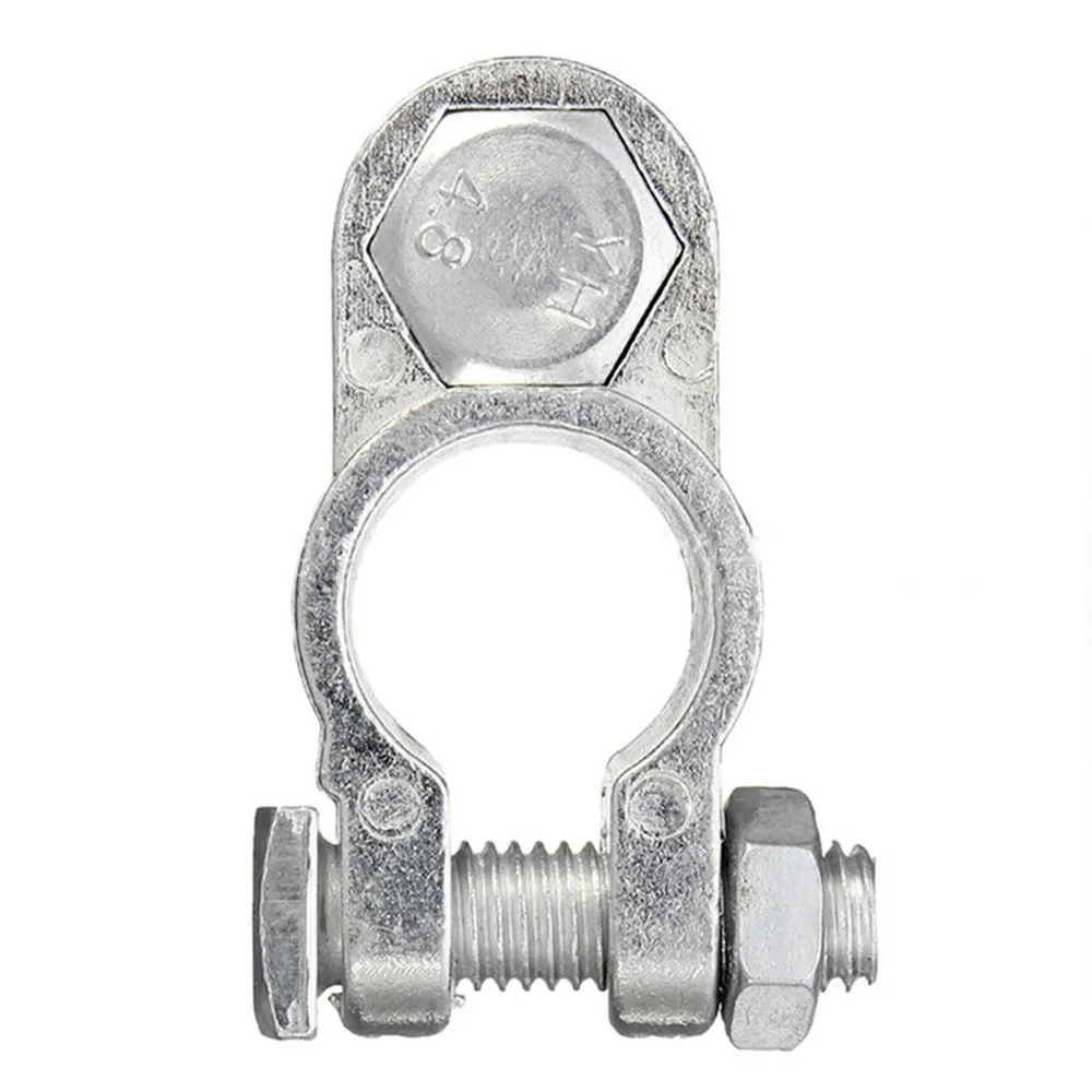 Heavy-Duty Battery Terminal Clamps, Positive & Negative (Pair)