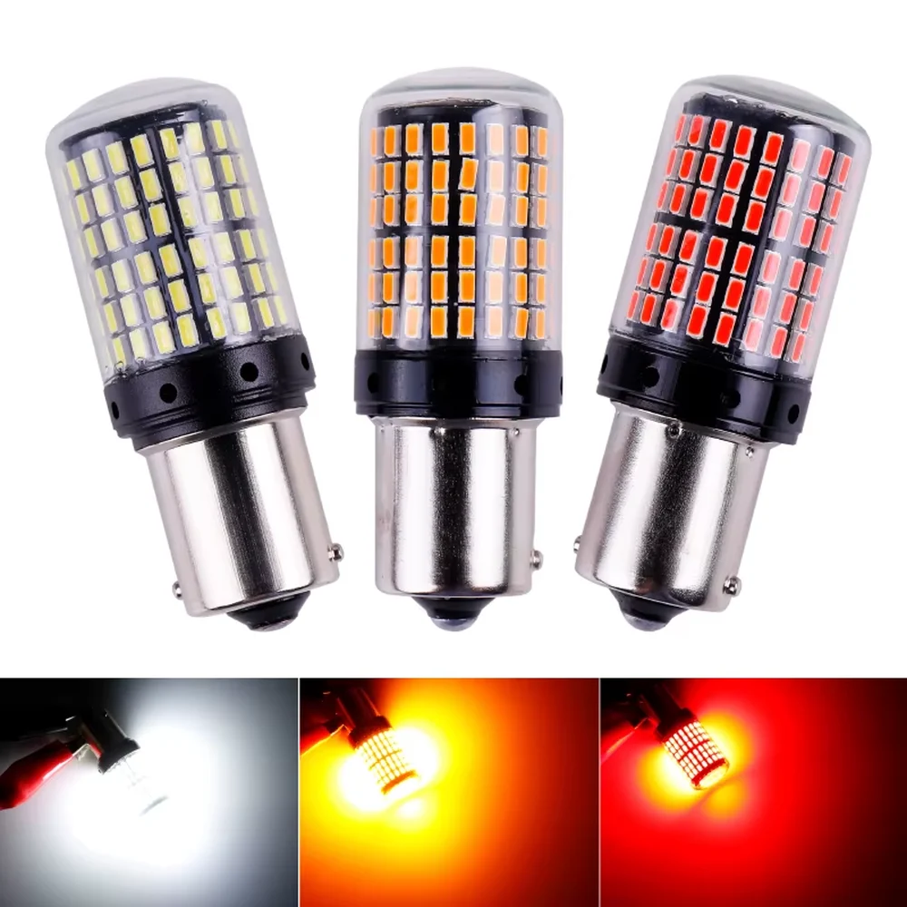 1156 / BA15S CanBus LED Bulb, 144-SMD
