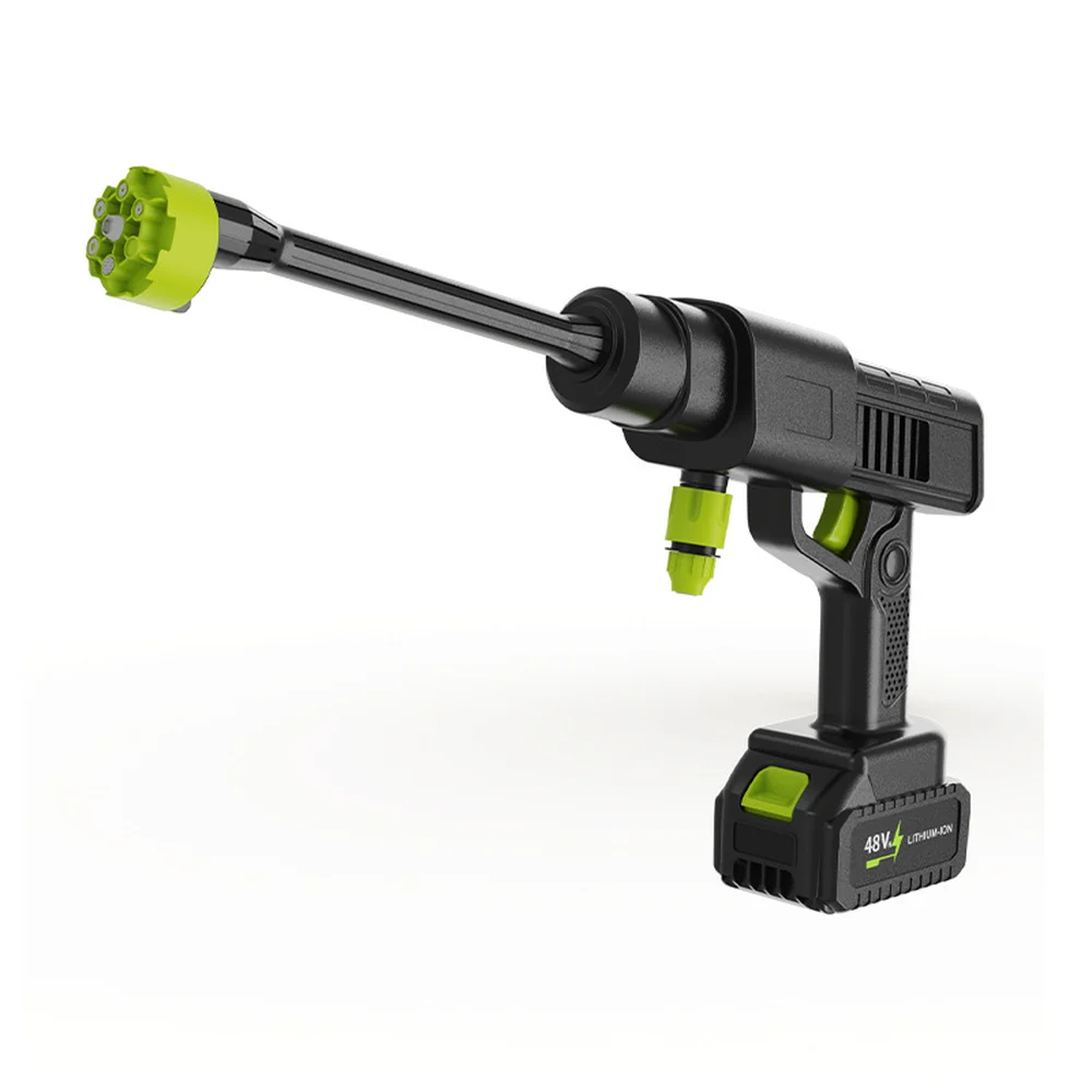 Cordless Portable Pressure Washer Gun with Multi-Pattern Nozzle
