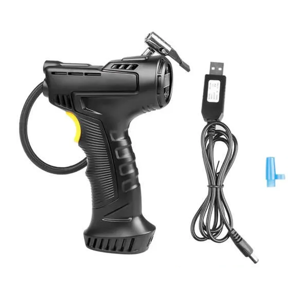 Cordless Digital Tire Inflator with Preset Pressure & LED Light