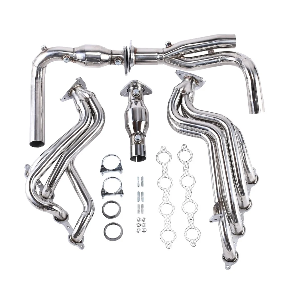 Long-Tube Headers with Y-Pipe for GMT800 Trucks & SUVs (V8)