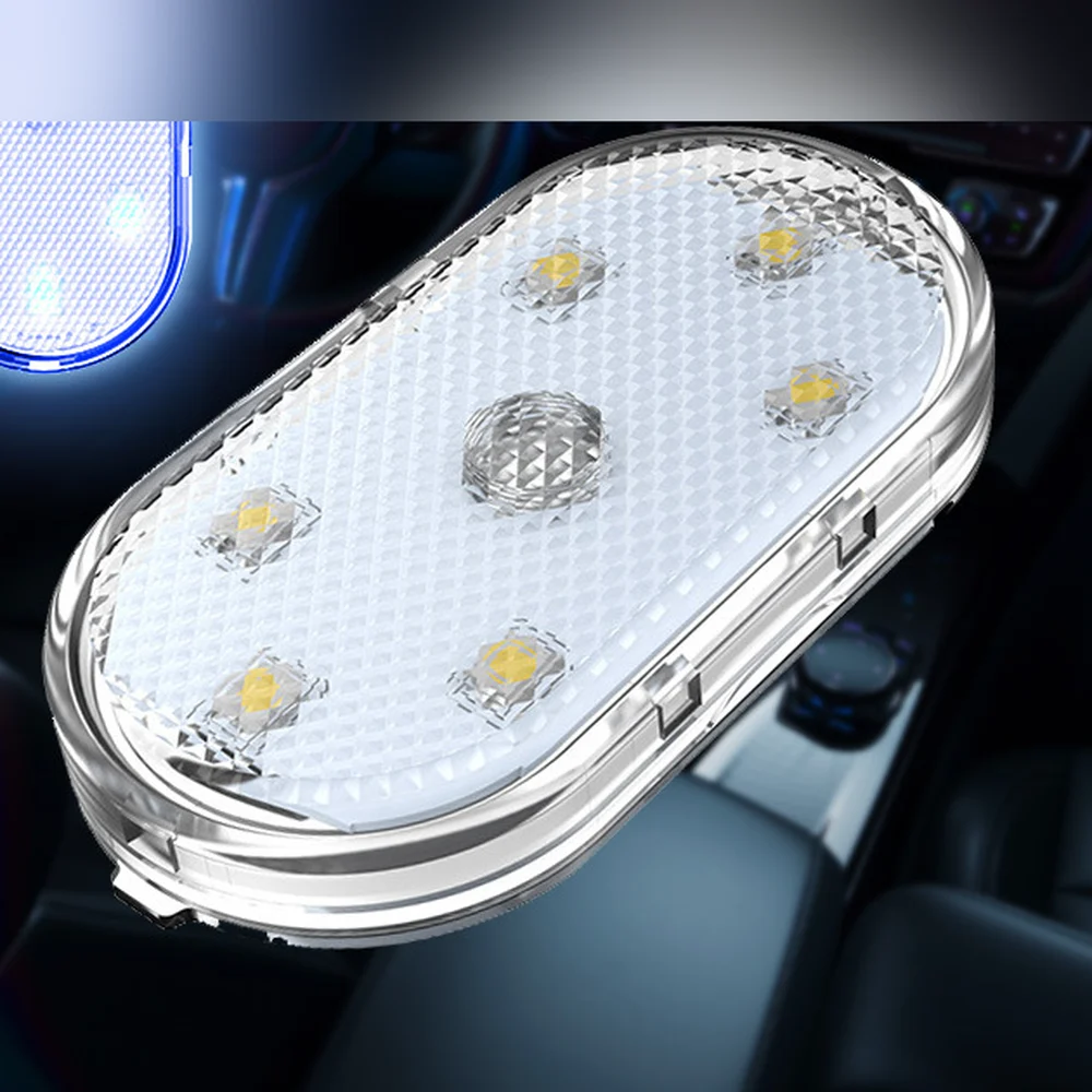 Rechargeable Wireless LED Touch Light for Car Interior