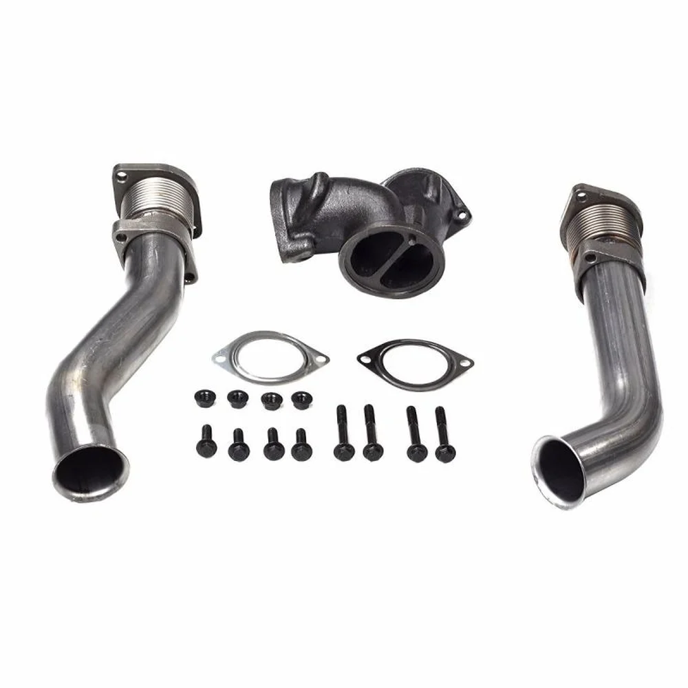 Bellowed Up-Pipe Kit with Turbo Pedestal Elbow for 7.3L Power Stroke Diesel