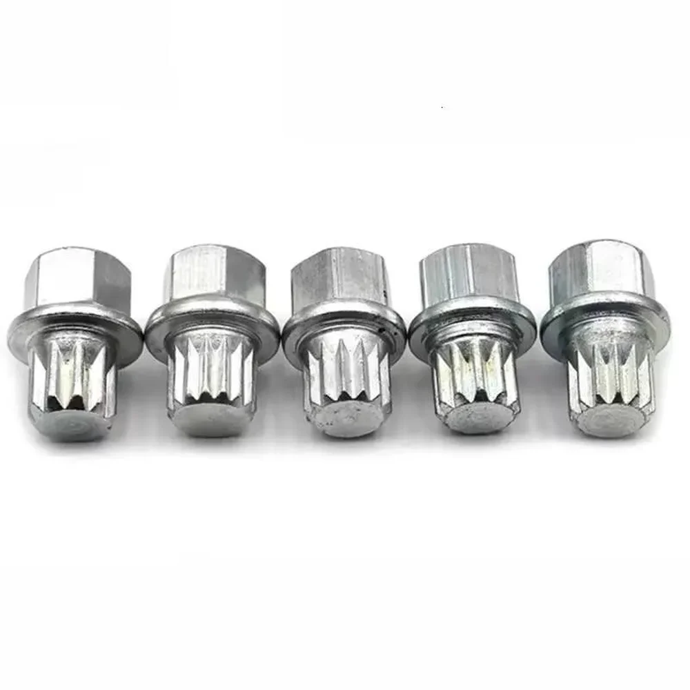 Anti-Theft Wheel Lock Bolt Set with Key (5 Pieces)